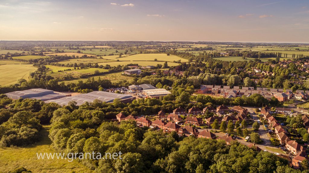 Buckingham from the air