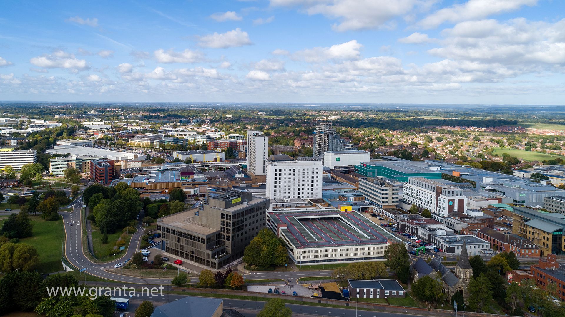 Circa Bracknell Aerial photography by Granta Network Solutions